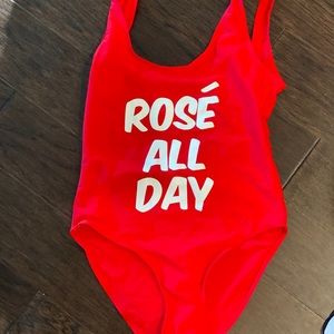 Rose all day one piece